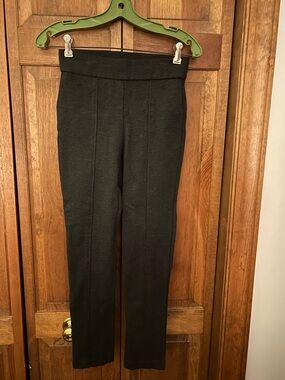 Anne Klein Women’s Sz XS Grey Classic Minimalist Stretchy Work Trouser Pants